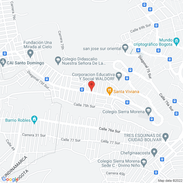 Mapa de Merka Cg S.A.S.