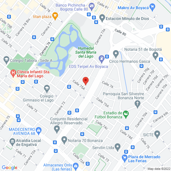 Mapa de Kids Uníversity S.A.S.