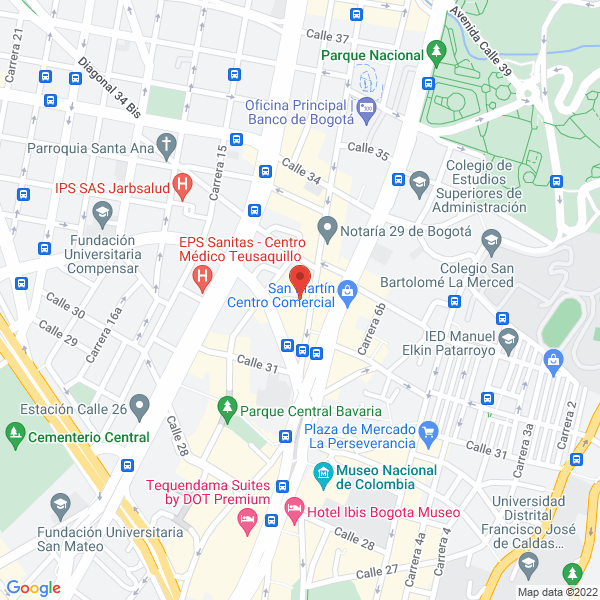 Mapa de Cometa Editores S.A.S