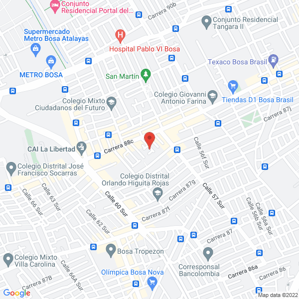 Mapa de Mgchelectricas Y Refrigeracion S.A.S.