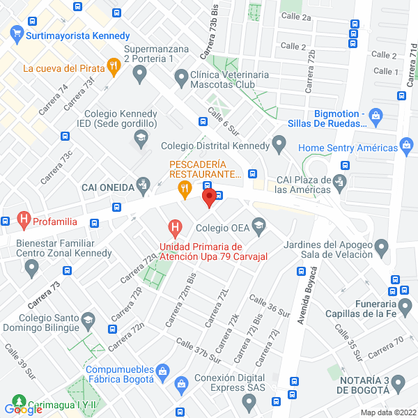 Mapa de Gms Trucks Mantenimiento S.A.S.