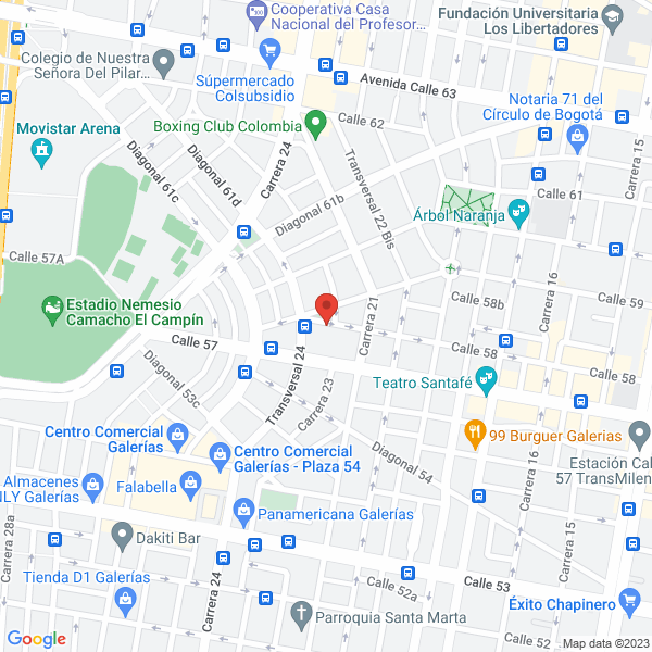 Mapa de Humcaro Gourmet S.A.S.