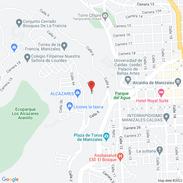Map of H.E. Efectos Producciones S.A.S.