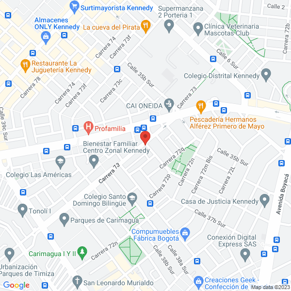 Mapa de Mag Sistemas Y Montajes Eléctricos S.A.S.