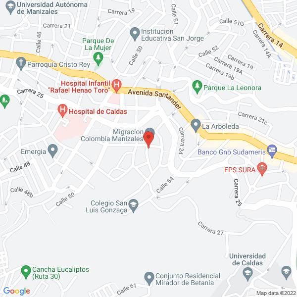 Map of Empresarial De Servicios Sas