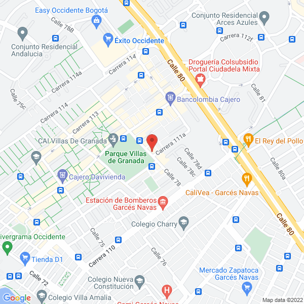 Mapa de Ornamentales Y Mascotas S.A.S.