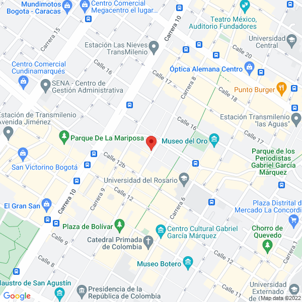 Mapa de Vela Editores S.A.S.