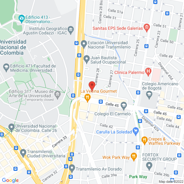 Mapa de Jedcco Ltda.