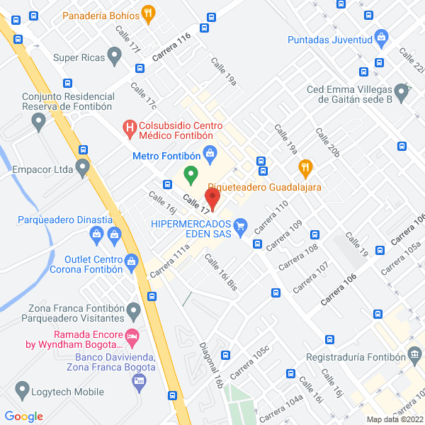 Mapa de Macrofilter Ltda.