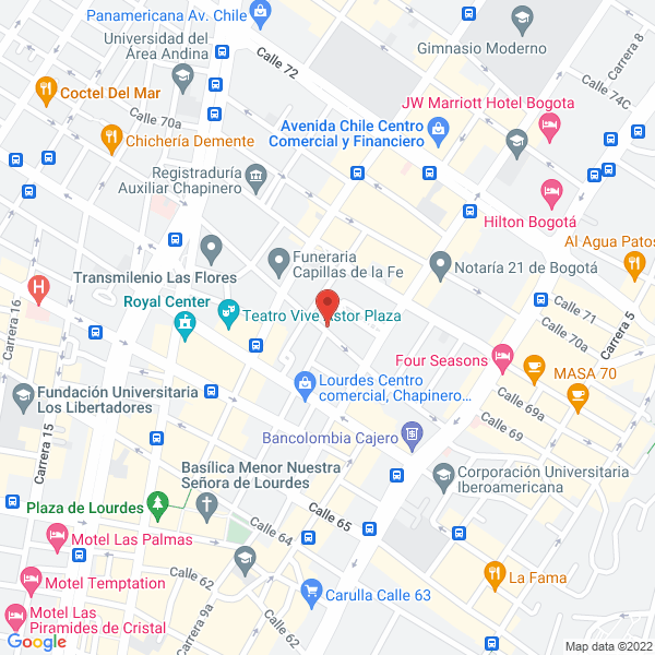 Mapa de Mini Pancakes Fun Factory S.A.S.