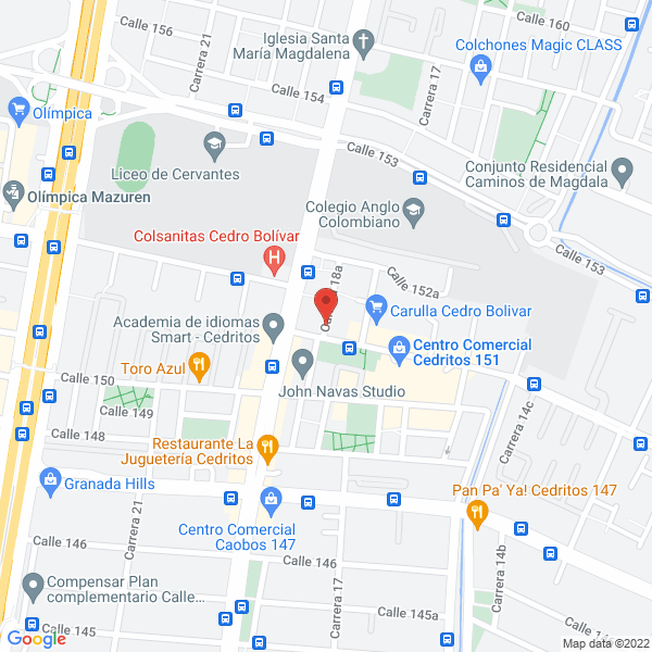 Mapa de Sisbank Ltda.