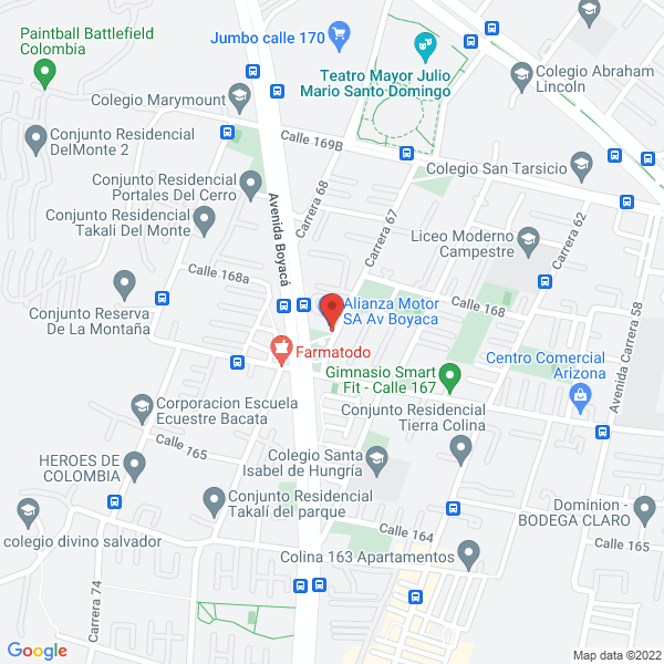 Mapa de Preschool Angels Of Hope S.A.S.