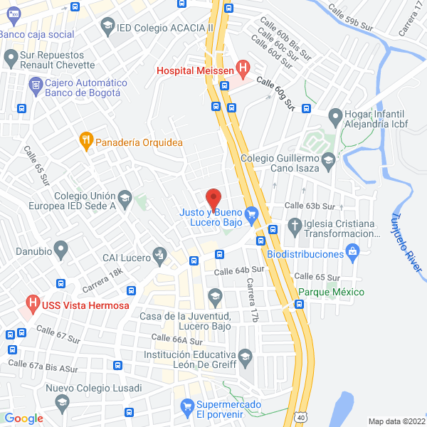 Mapa de Tecnoélectricos J E C S.A.S.