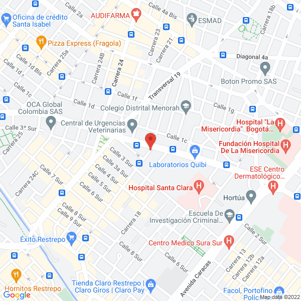 Mapa de Multi-Korea Diesel Y Gasolina S.A.S.