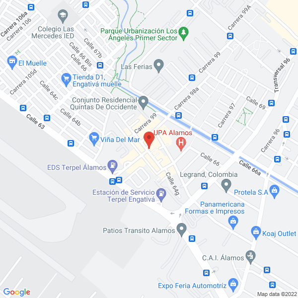 Mapa de Almacenes Rindemass S.A.S.