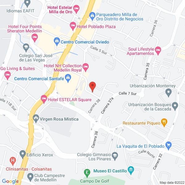 Mapa de Buddha Enterprises Colombia S.A.S.