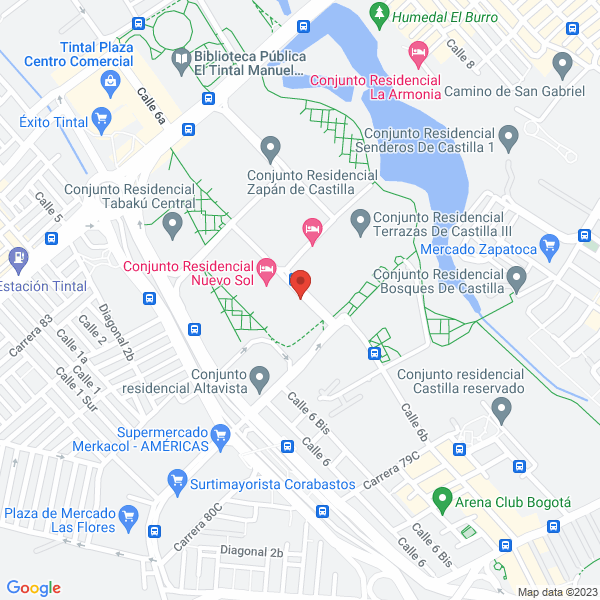 Mapa de Cruzvid S.A.S.