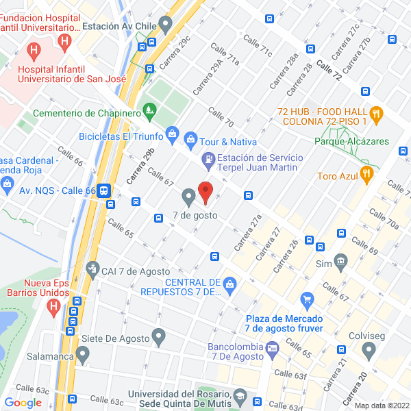Mapa de Vehicolgas S.A.S.