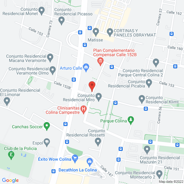 Mapa de Distribuciones Terracota S.A.S.