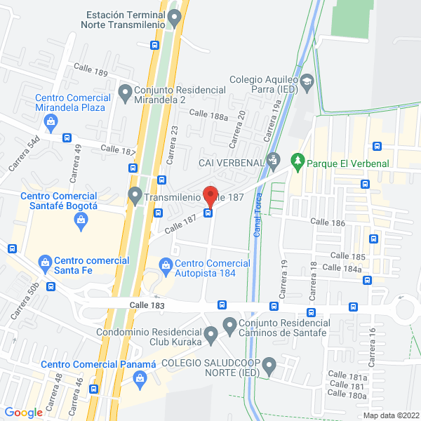 Mapa de Sushi King S.A.S.