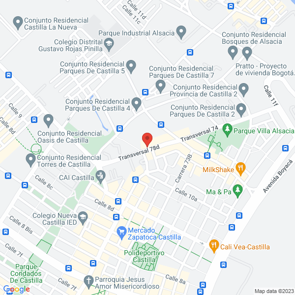 Mapa de Sasof Comercial De Equipos E Importaciones S.A.S.