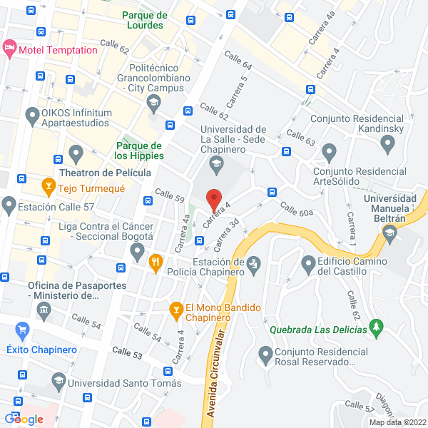 Mapa de Jcg Inversiones S.A.S