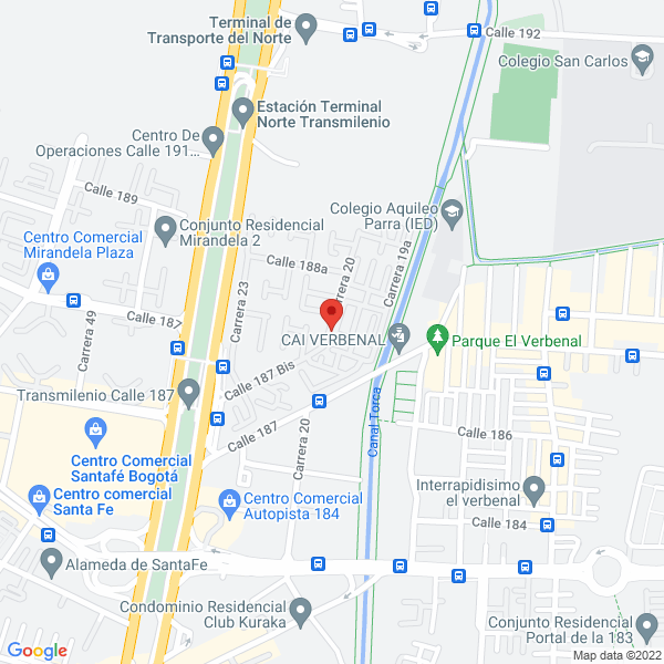 Mapa de Comercializadora High Graphics & Cía. Ltda.
