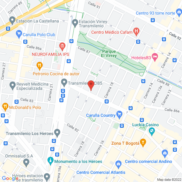 Mapa de Efectiva Eventos S.A.S.