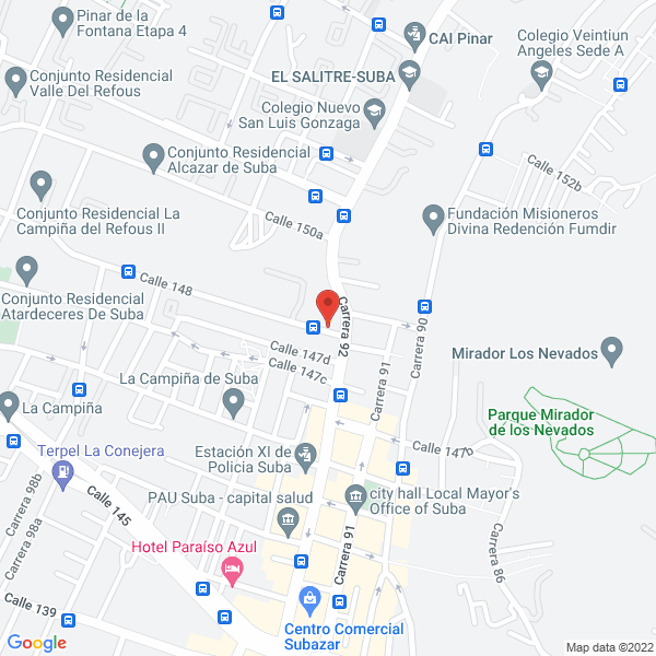 Mapa de Todo Aqui Colombia S.A.S.