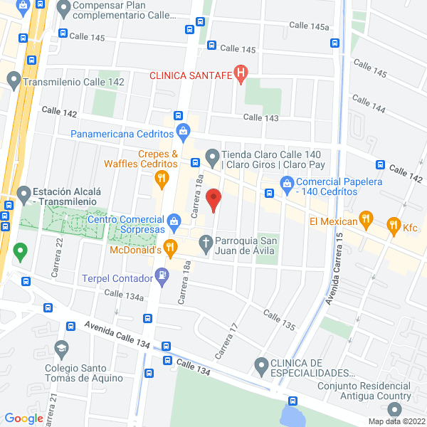 Mapa de Sabiz S.A.S.