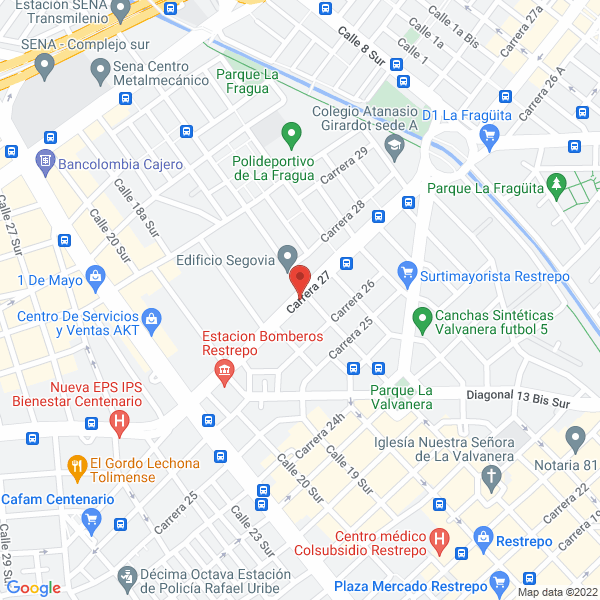 Mapa de Tlc Mecanizados S.A.S.