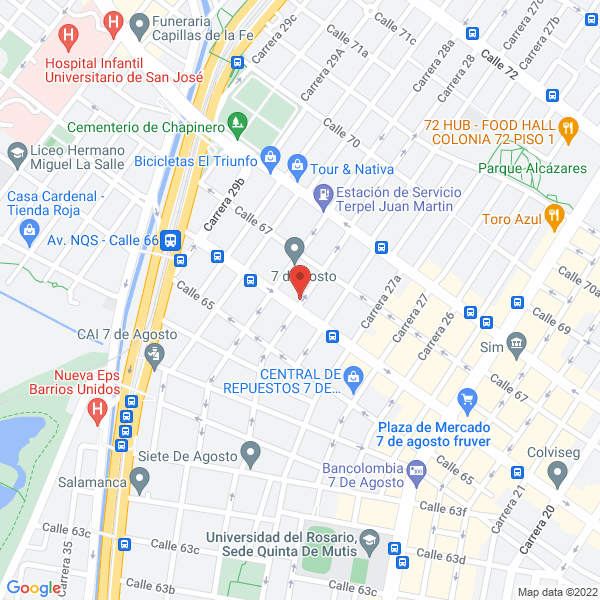 Mapa de Cajas Automaticas Colombia S.A.S.