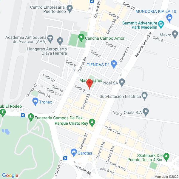 Mapa de Events Group Int S.A.S.