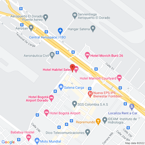 Mapa de P&F Trading S.A.S.