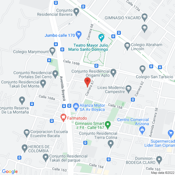 Mapa de Trans Euro S.A.S.