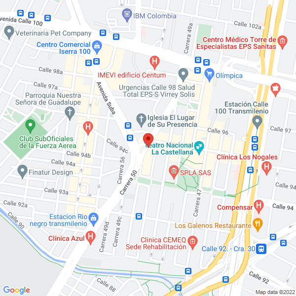 Mapa de Donde Tavo Empanadas S.A.S.