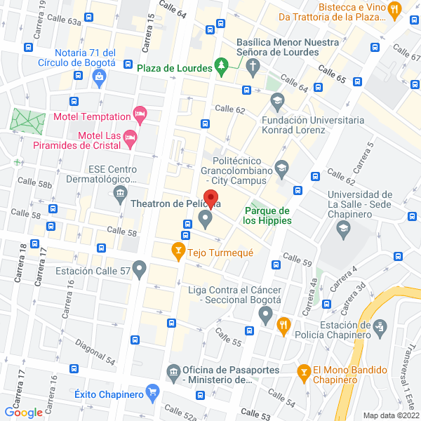 Mapa de Juriscobranzas J F Y Cía. S.A.S.