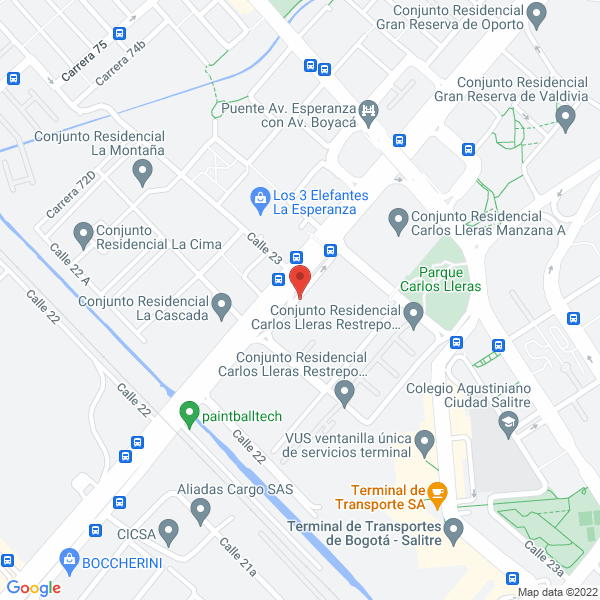 Mapa de Inversiones Vasquem S.A.S.