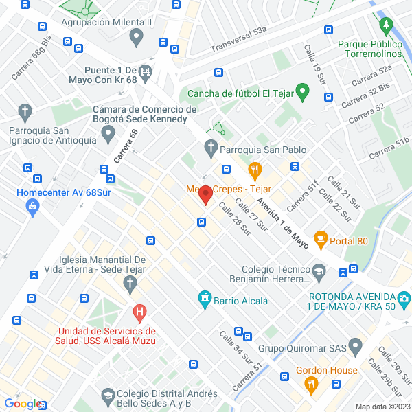 Mapa de Twedi Productos Y Servicios S.A.S.