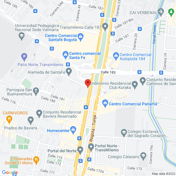 Mapa de Yo No Cocino S.A.S.