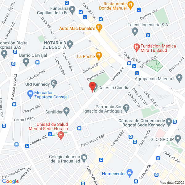 Mapa de Cosecha Colombiana Ltda.
