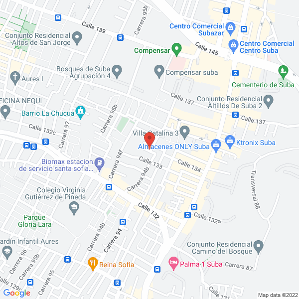 Mapa de Inelcom F&Y S.A.S.