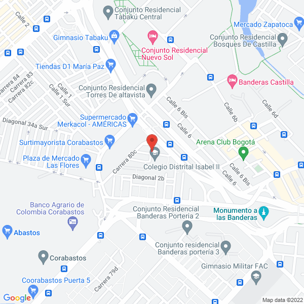 Mapa de Distrifrutas Jaly S.A.S.