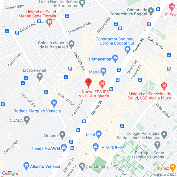 Mapa de Adebuss S.A.S.