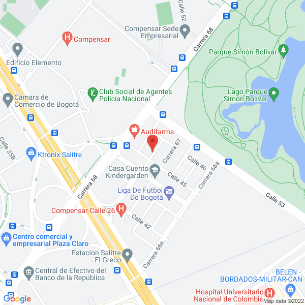 Mapa de Dulces Del Mundo Ltda.