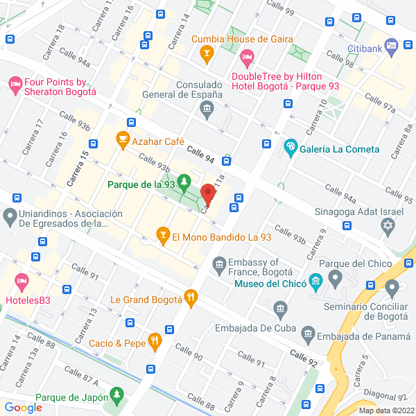 Mapa de Rainbow Agrosciences S.A.S.