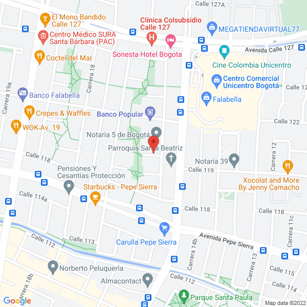 Mapa de Aldei S.A.S.