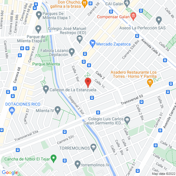 Mapa de Comercializadora Multimuebles S.A.S.