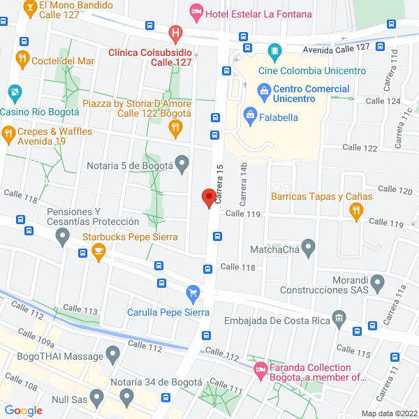 Mapa de Juan Carlos Gil Jkg S.A.S.