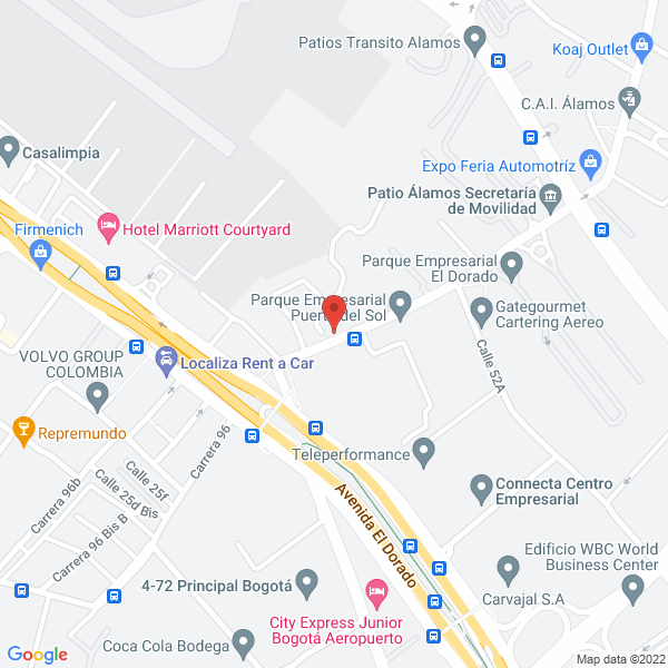 Mapa de Amoblados Las Palmeras